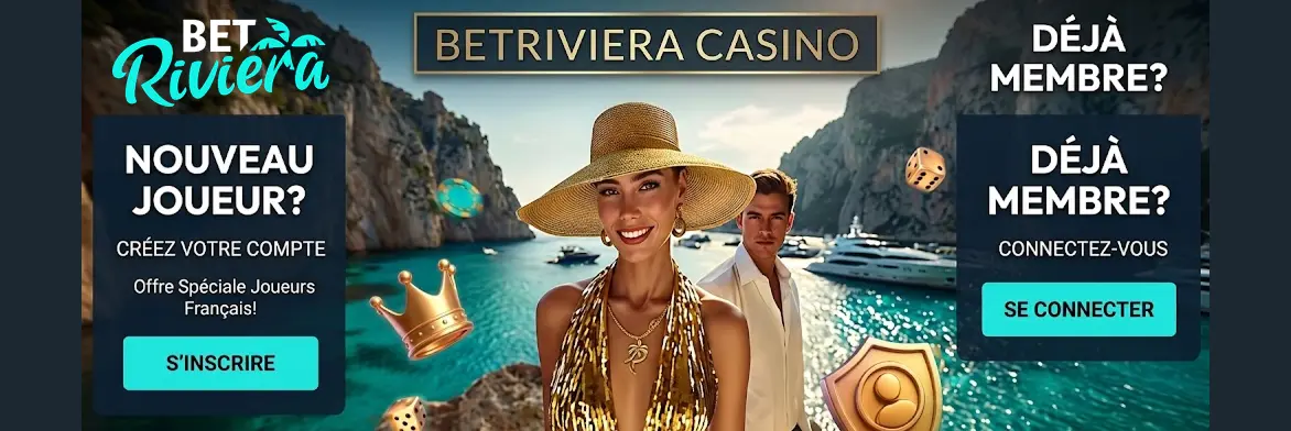 Formulaire inscription BetRiviera 2026 pour créer un compte
